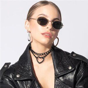 Versatile Choker Necklace & Leash Set | Gothic Punk Cosplay Jewelry